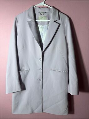 Soia & Kyo Lavender Single-Breasted Blazer Coat